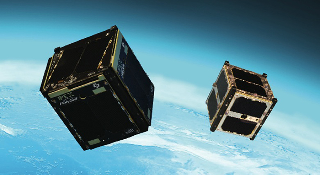 미항공우주국(NASA)에서 제작한 큐브위성의 컨셉 이미지. [사진=NASA]