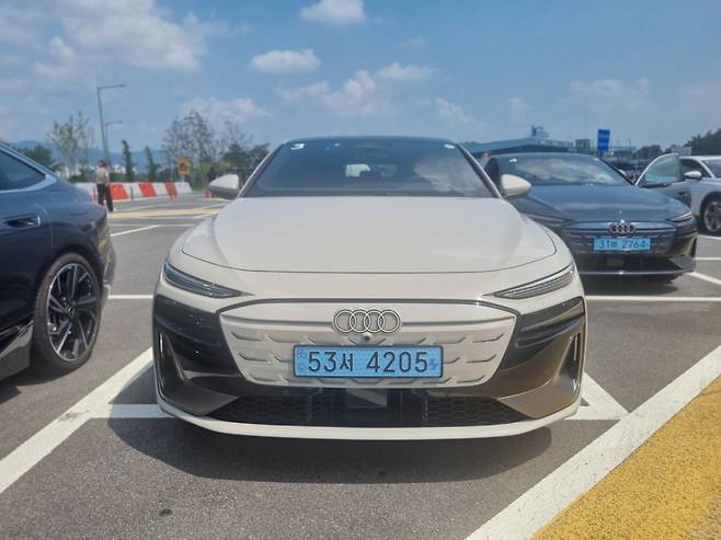 더 뉴 아우디 A6 e-트론. /사진=강주헌 기자