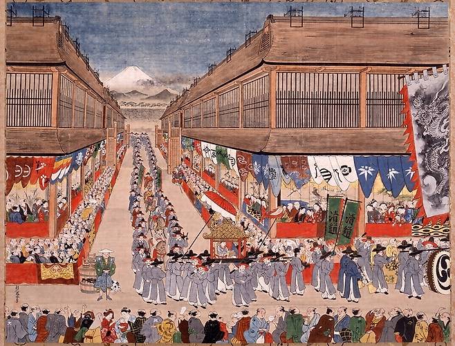 ▲조선통신사 행렬 [출처: 야후화상]