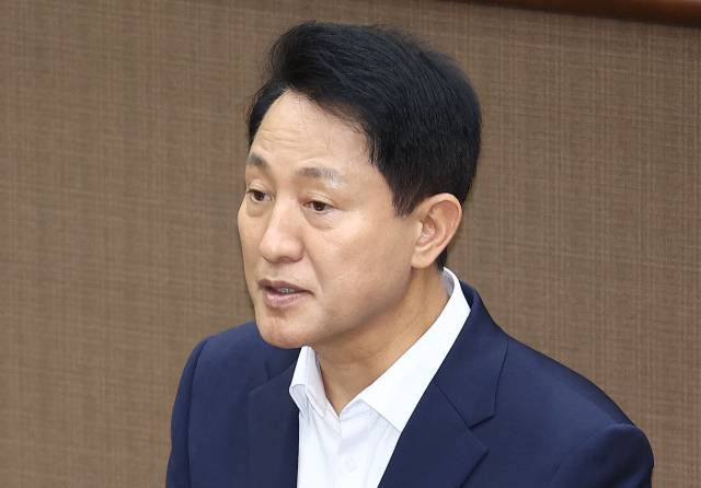 오세훈 서울시장. 연합뉴스