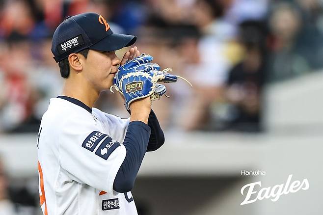 ▲ 29일 대전 삼성전에 선발로 나가는 황준서 ⓒ 한화 이글스