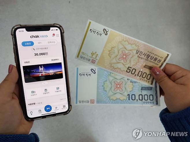 당진사랑상품권 [당진시 제공. 재판매 및 DB 금지]