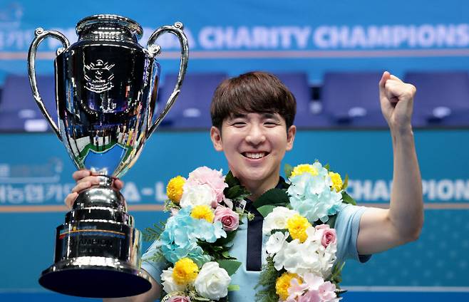 PBA 3차 투어에서 우승한 모리 유스케. 사진=PBA