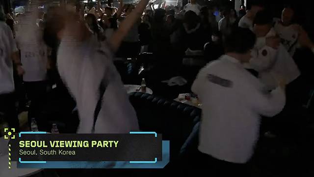 DRX 파리 챔피언스 진출 확정 순간 (VCT 중계 화면)