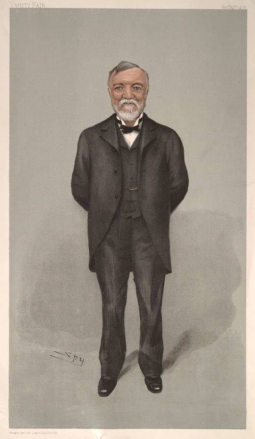 “이제 은퇴 후 내 삶을 살아보겠소.” 1903년 런던 잡지에 소개된 카네기.