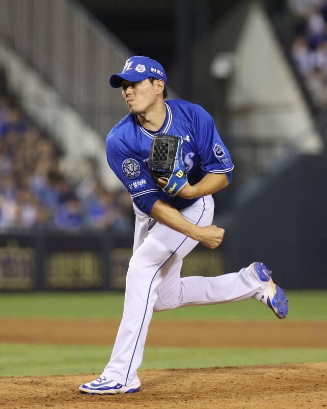 삼성 라이온즈 김재윤./삼성 라이온즈