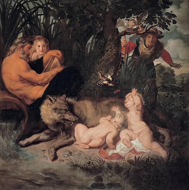 페테르 파울 루벤스, 로물루스와 레무스, 1615~1616, 캔버스에 유채, 213x212cm, 카피톨리니 박물관