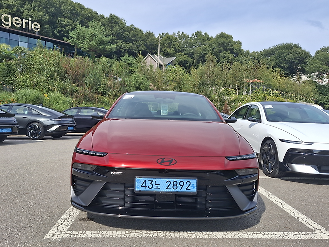 아이오닉 6 N라인 외관 [김성우 기자]