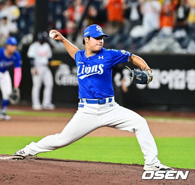 [OSEN=지형준 기자] 퓨처스올스타전 삼성 정민성. 2025.07.11 / jpnews@osen.co.kr