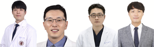 김상혁(왼쪽부터) 고대구로병원 교수, 이현 한양대병원 교수, 김종승 전북대병원 교수, 장종걸 영남대병원 교수. 사진 제공=고대구로병원
