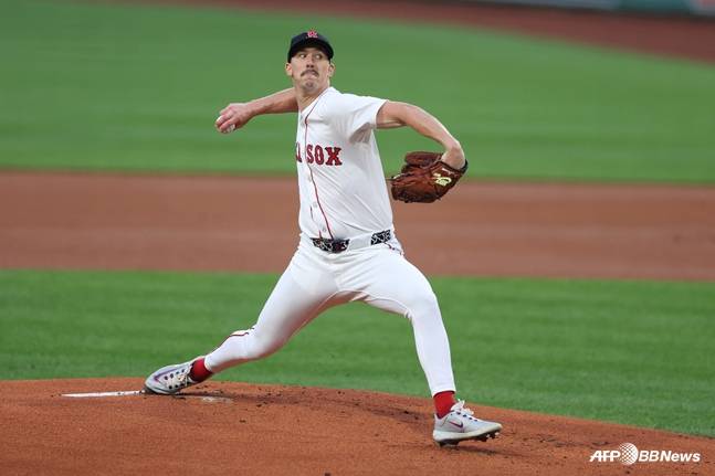 이날 경기를 앞두고 방출 통보를 받은 워커 뷸러. /AFPBBNews=뉴스1