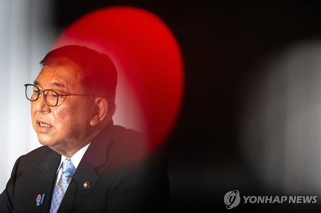 이시바 시게루 일본 총리 [AP 연합뉴스 자료사진. 재판매 및 DB 금지]