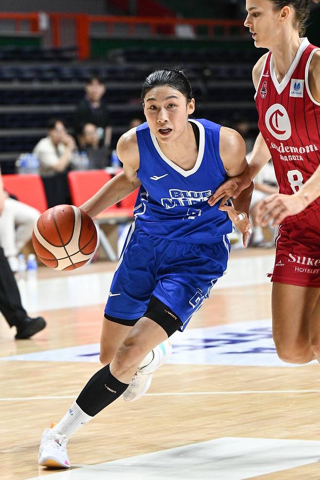 삼성생명의 이해란 [WKBL 제공. 재판매 및 DB 금지]