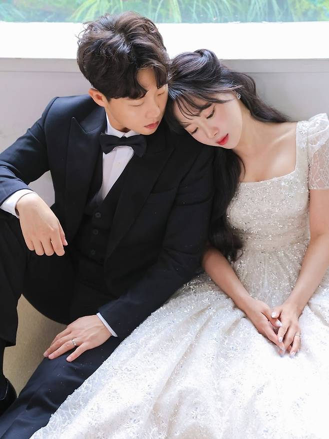 김정석(왼쪽), 김한나. 사진 | 김한나 SNS