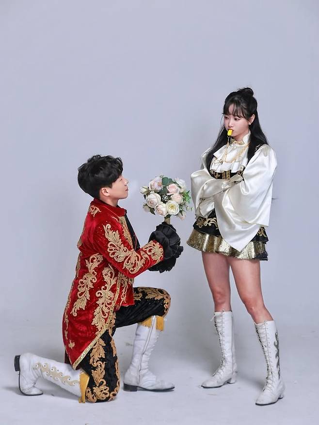 김정석(왼쪽), 김한나. 사진 | 김한나 SNS