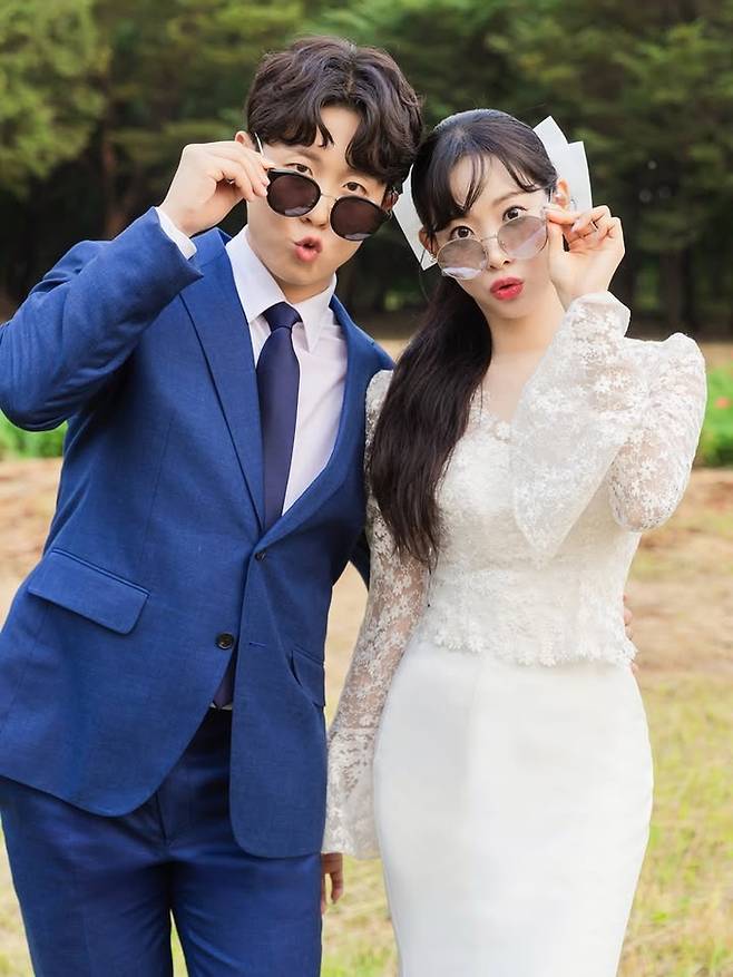 김정석(왼쪽), 김한나. 사진 | 김한나 SNS