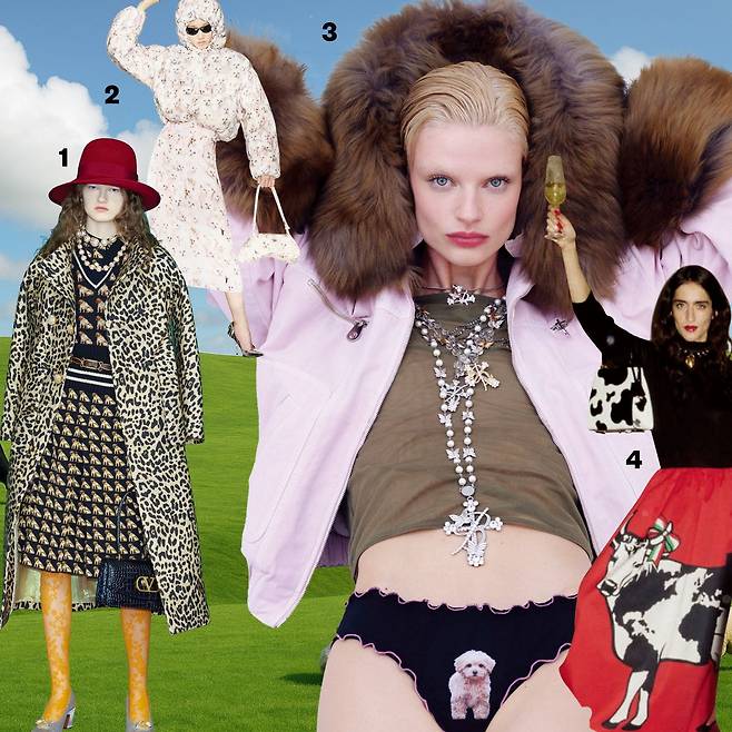 1 VALENTINO 2 DIESEL 3 BLUMARINE 4 MOSCHINO