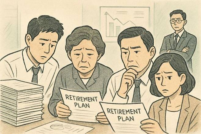 금융감독원이 퇴직연금사업자에 대한 검사를 통해 위법행위, 가입자 차별, 선관주의 의무 미이행 등 ‘근로자퇴직급여 보장법(이하 퇴직급여법)’ 미준수 사례를 확인했다고 31일 밝혔다. ⓒ데일리안 AI 이미지