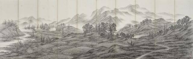 청전 이상범의 1937년작 '귀로'는 조선미술전람회 동양화부 산수풍경화풍의 중심이 됐던 관전양식(정부 주도 전시회 입상작에서 보이는 유행)을 보여주는 작품으로, 향토 경관의 적막함과 신비로움, 목가적 서정성을 묘사한다. 국립현대미술관 제공