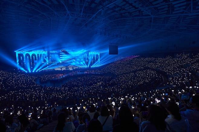 서울 송파구 KSPO DOME에서 진행된 그룹 슈퍼주니어의 콘서트 '슈퍼쇼10' 공연 모습 /사진=SM엔터테인먼트 제공