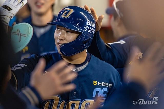 김한별은 30일 인천 SSG전에서 맹타를 휘둘렀다. 사진=NC 제공