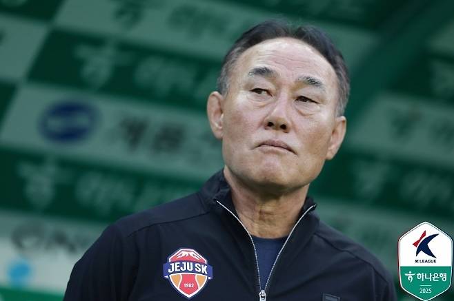 제주 SK 김학범 감독. 사진=한국프로축구연맹