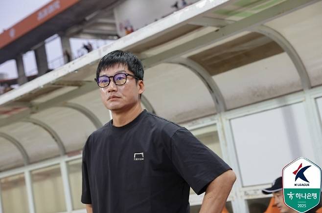 광주 FC 이정효 감독. 이 감독은 경기 후 콜리더의 부상을 걱정했었다. 사진=한국프로축구연맹