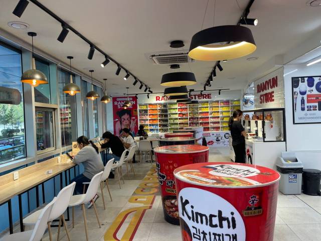 울란바토르 내 GS25 라면특화점포 전경. 송이라 기자