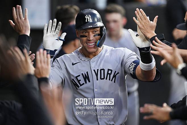 ▲ 애런 저지는 시카고 화이트삭스와 경기에서 통산 357번째 홈런을 터뜨렸다.