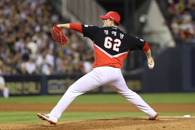 ▲ 정해영은 승리까지 아웃카운트 하나를 남겨뒀지만 이를 채우지 못했다 ⓒKIA타이거즈