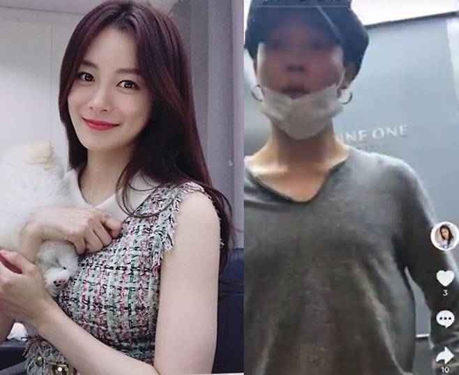 송다은, 지민. 사진l송다은 SNS 캡처