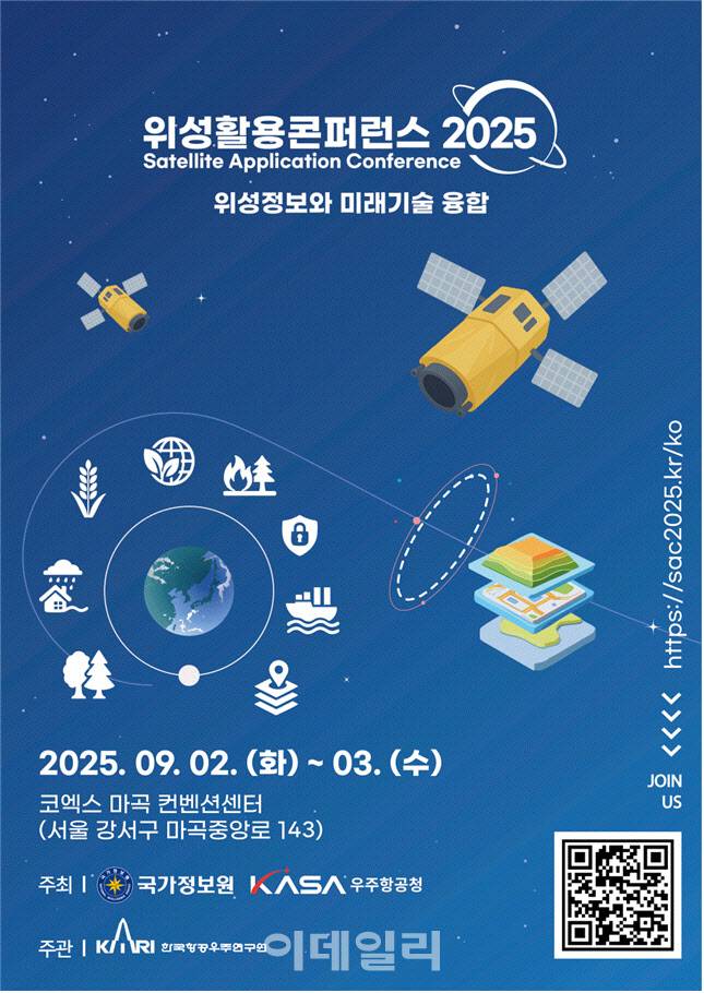 ‘위성 활용 콘퍼런스 2025’ 포스터.(자료=국정원)