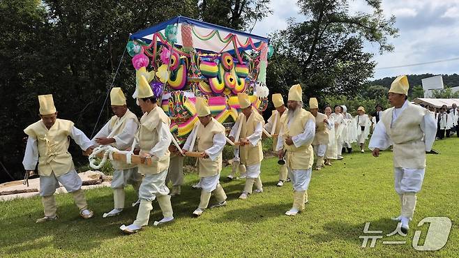 지난달 23일 천안 1923역사관에서 열린 간토대학살 희생자 추모제.(1923역사관제공. 재판매 및 DB금지)
