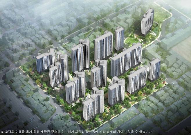 두산위브&수자인 부평 더퍼스트 조감도. 두산건설 제공