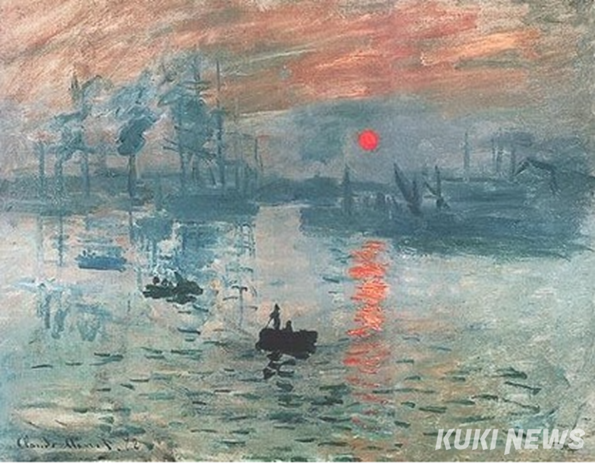 클로드 모네, <인상, 해돋이>, 1872, 48x63cm, 캔버스에 유채, 마르몽탕 미술관, 파리