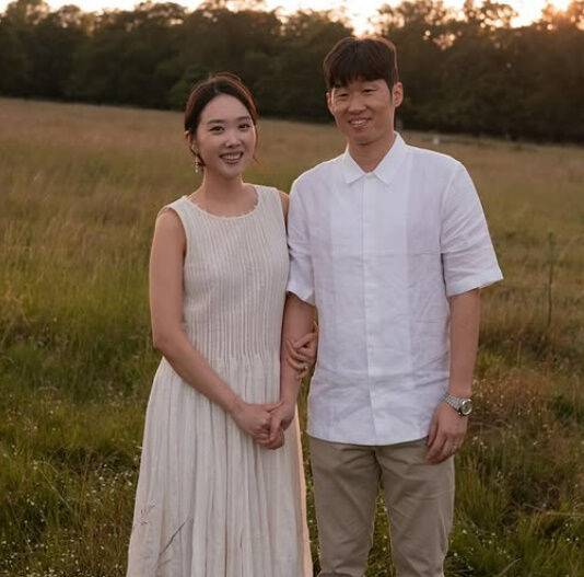 김민지, 박지성./소셜미디어