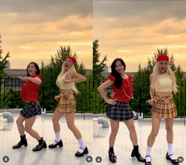 SES 출신 유진(왼쪽), 바다. / 바다 인스타그램