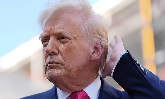 도널드 트럼프 미국 대통령. AP연합뉴스