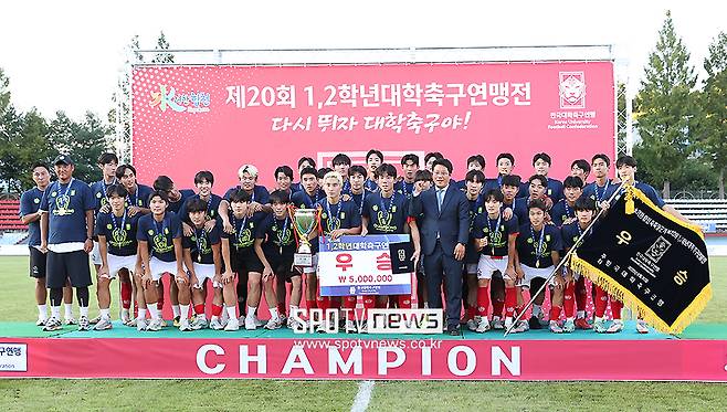 ▲ 한남대 한국대학축구연맹 박한동 회장 ⓒ곽혜미 기자