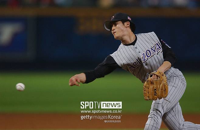 ▲ 박찬호와 더불어 한국인 메이저리거 역사의 선구자로 남아 있는 김병현