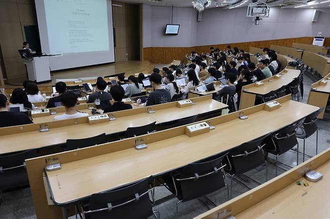 부산대 의대생 복귀 첫날 [촬영 박성제]