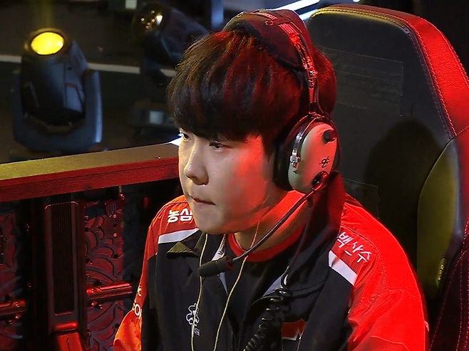 '림광철' 장재근이 김병권의 기세를 완벽히 꺾었다(출처=대회 실황 캡처).