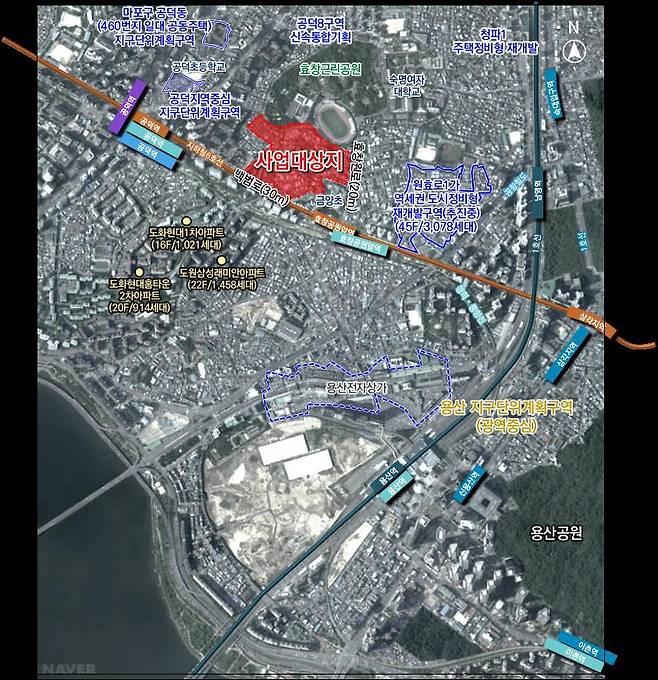 용산구 효창동 5-307번지 위치도(서울시 제공) 뉴스1 ⓒ News1