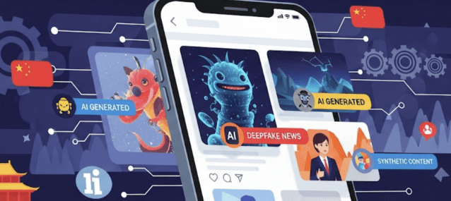 중국이 소셜미디어 플랫폼에 인공지능(AI) 콘텐츠 라벨 표시를 의무화했다. (사진=구글 제미나이)