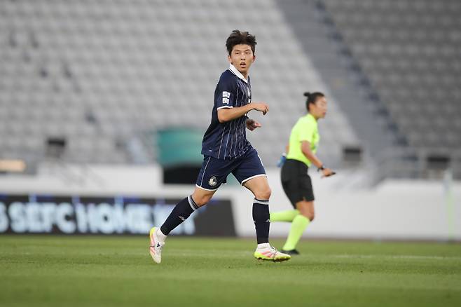 서울 이랜드 서재민. 사진=프로축구연맹