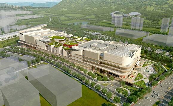 수성 알파시티내 조성될 롯데몰 조감도 [사진=수성구]