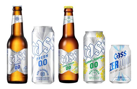 오비맥주 무·비알코올 맥주 라인업. [사진=오비맥주]