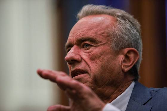 로버트 F 케네디 미 보건복지부 장관. 로이터=연합뉴스