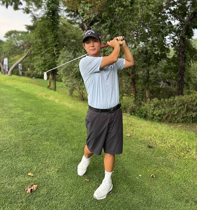 최등규배 매경아마추어골프선수권대회에 이어 허정구배 한국아마추어골프선수권대회 우승에 도전하는 박건웅. 임정우 기자