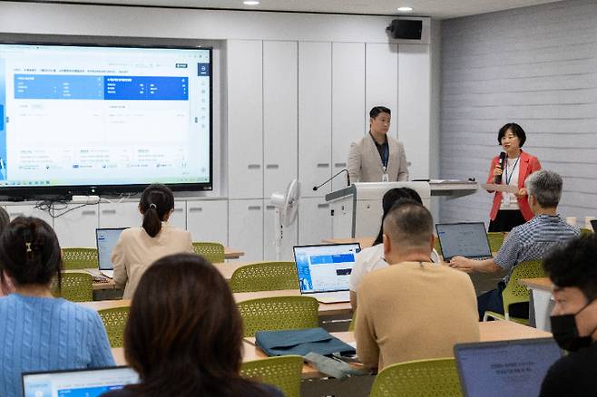 AI비서 설명회. 부산시교육청 제공